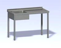 Pracovní a mycí stoly